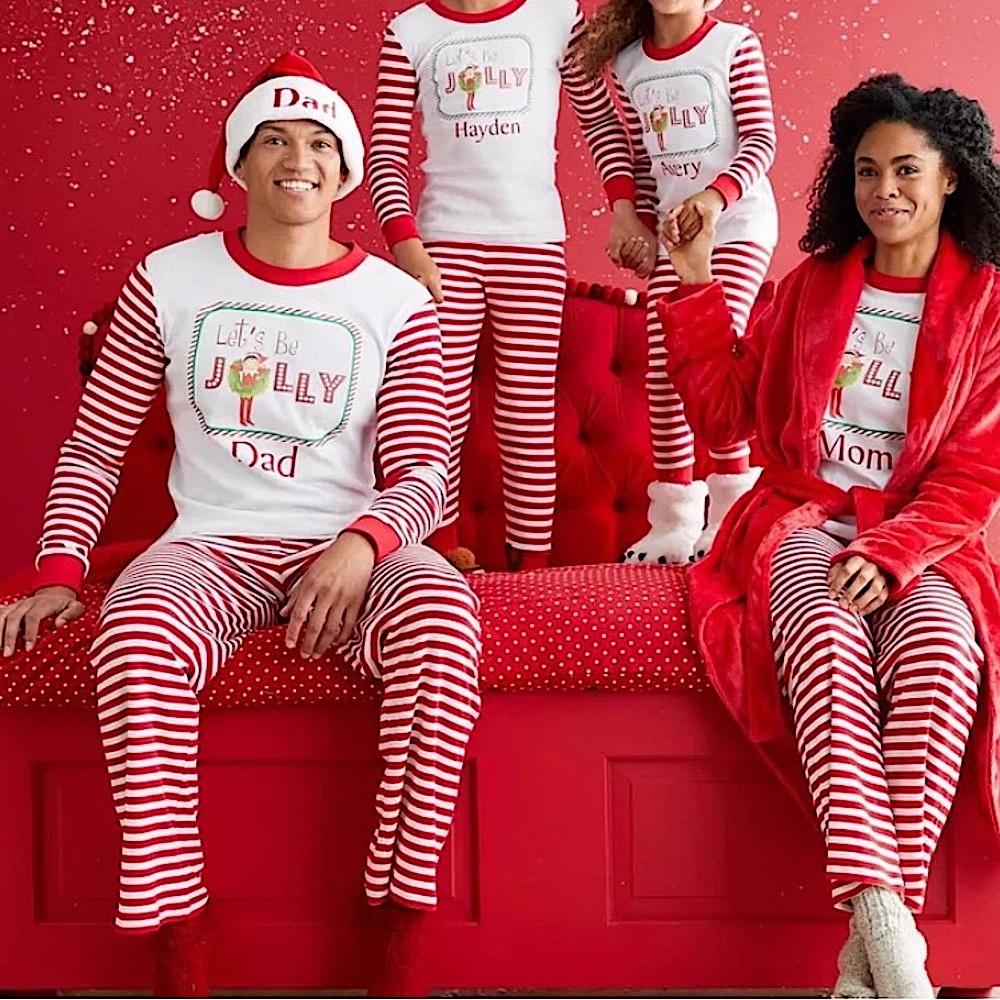 Elf on Shelf Pajamas by Sara’s prints. From Chasing Fireflies!